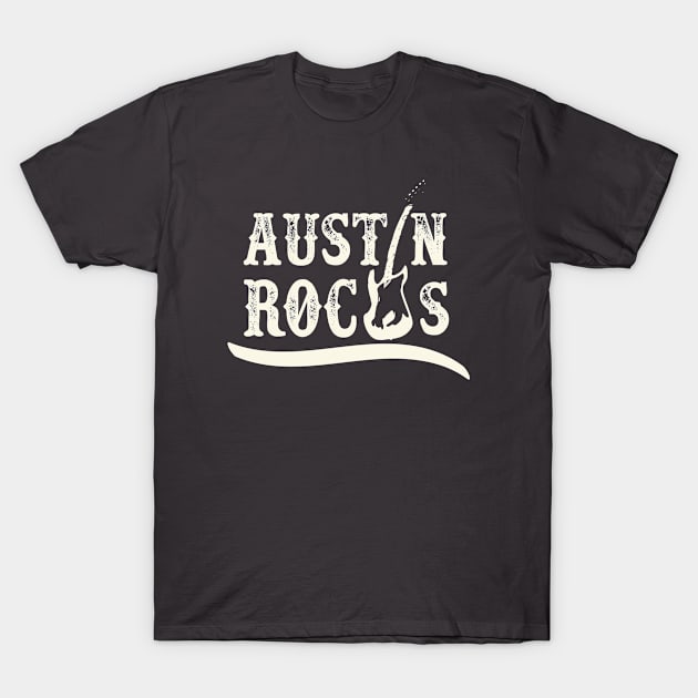 Austin rocks_light color T-Shirt by ArteriaMix